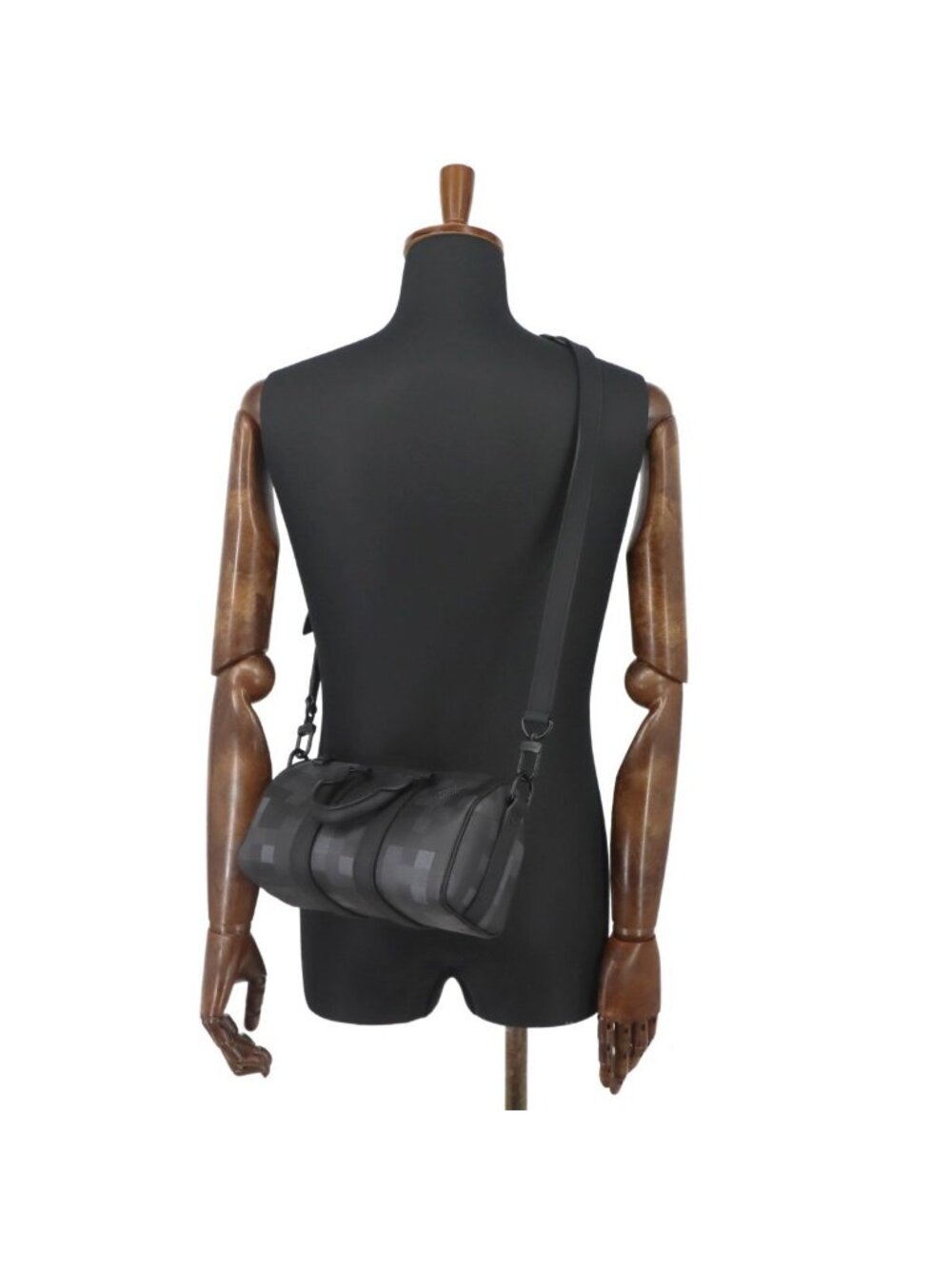 Louis Vuitton Damoflage Black Keepall Bandouliere 25 2-Way Shoulder Bag - Picture 9 of 9